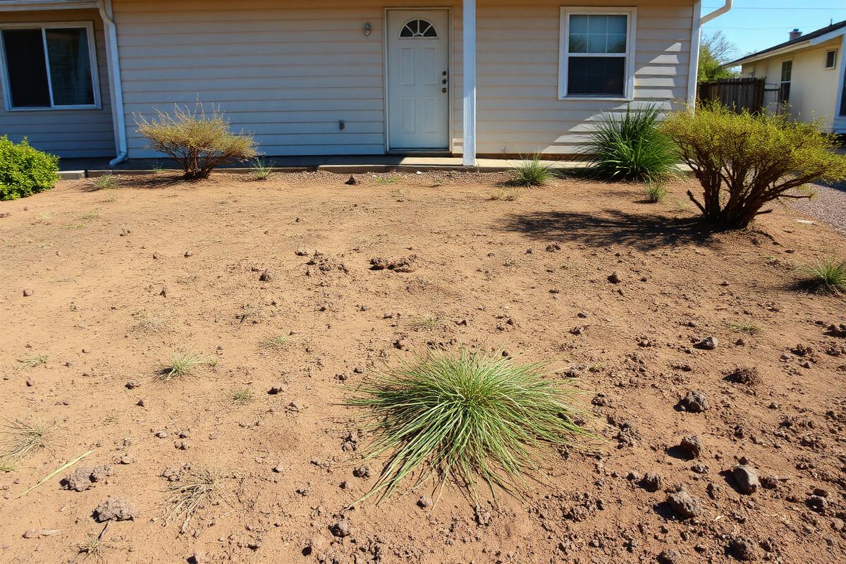 Before landscaping
